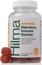 Hilma Elderberry Gummys 配有维生素C & Zinc,天然,维冈,临床证明的成份,免疫支持补充剂加抗氧化剂,天然贝里活佛(60古米)