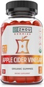 周苹果苹果酒 葡萄酒 Gummys - ACV 男女用长莓酒 Gummys, 美味的甘蔗糖 Raw Cane Sugar, USDA Official - 60 Vegen Gummys