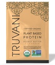 Truvani Vegan Pea 蛋白质粉 花生酱 32.7g 有机植物基蛋白 1 服务 Keto | Gluten & Dairy Free | Low Carb | 没有添加糖