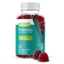 Viteey Probiotic Gummys with Prebiotics – Gut 健康增刊 消化健康增刊 – 2亿CFUs – Vegan, Gluten-Free – 60 Counter