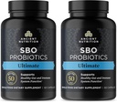 古代营养原生素,SBO Probiotics 最高50亿CFUS*/服务、消化和免疫支持,Gluten Free,Ancient Superfoods Blend,Shrink-Wrapped 60 Capsules(2包)