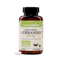 NatureWise双强L-Theanine 200mg - Vegan L Thenine 放松加睡眠支持补充 - NSF认证L-Theanine - 非GMO,美国制造 - 120卡普尔[120天供应]