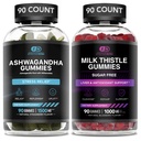 NUTRA Ashwagandha Gummys & 牛奶 湿润奶酪