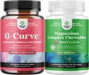 用Saw Palmetto抽取霍尼山羊杂草进行G-Curve Butt和乳房增殖,用Taurate & Citrate Complex 加维生素D3 B6 & C进行无糖甘化镁