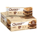 素食营养 S'more蛋白棒, 21g蛋白, 1g糖, 4g Net Carb, Gluten Free, Keto Friend, 12 Counter