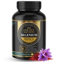 Golden Saffron Selenium (200mcg Selenium & 88.5 mg Saffron Excert) - 支持整体健康,Non-GMO,Gluten Free,乳品自由,配有独特和高级的配方 – 在USA & Tasteeless.