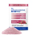 L-ARGININE PRO 补充粉末 30 Packets 单服务旅行尺寸 5,500mg of L-arginine Plus 1,100mg L-Citrulline, Raspberry