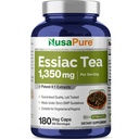 NusaPure Essiac 茶 1 350 mg 180 Veggie Caps (Vegetarian,非GMO)