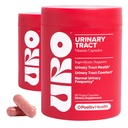 O Positiv URO 尿道切除女性健康补充,60 Counter (Pack of 2) - 尿道支持维生素与Pacran 完整 Cranberry 提取,D-Mannose, & Vitamin C - Vegan & Gluten-Free