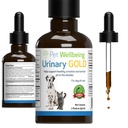 Petwelling Urinary Gold for Cats - Vet-Formulated 多Herb Urinary Tract 支持 - Feline Bladder 健康与 Urinary System Wellness - 综合猫类补充 - Liquid Formula 2 oz (59ml)