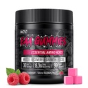 EAA Gummys - 2:1:1 BCAA公式(8300mg) - 肌肉恢复和耐力的基本氨基酸 - 非GMO,Gluten Free,Sugar Free,Vegetarian,Raspberry Flavor - 90 Counter