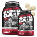 Bully Max 2-in-1 Muscle Buildinger Chewable Tables for Puppies & Adult Dogs - 狗维生素和肌肉增益和增生补充 - 警犬小狗 多维塔明 for All Breeds & Ages - 60 Tabs (2瓶)