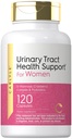 Carlyle Urinary Tracts for Women 保健 120 Capsules 妇女救济 与D-Mannose、Cranberry Complex 和 Probiotics 合作 非GMO、Gluten Free