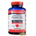 AmerOmega Triglyceride Omega-3 鱼油促进心脏健康支持 - 野生-抓捕阿拉斯加·沃利耶·波洛克 - 美裔-来源,美裔-马德 - 非GMO,Gluten-free & Dairy-free - 120 Softgels
