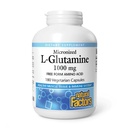 自然因素,微化L-Glutanine 1000毫克,支持肌肉和免疫功能,180卡普勒