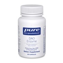纯封装 DAO Enzyme - 异胺分解文摘支持补编* - 易消化不良和皮肤感知 * - 无过敏性健康补编 - 60 Capsules