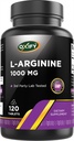 氧化L-Arginine 1000 mg → 120 片 → 无糖无糖,非GMO → 补充剂在美国制造