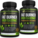 Premium Green Tea 提取脂肪燃烧器 补充 EGCG - Natural Appetite 镇静剂 - 健康减肥 饮食减肥药丸 对女性和男性减毒代谢作用快