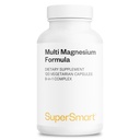 Supersmart - Optimag - 强大的镁复合体 - 8 种优化同化的镁不同形式 - 对抗镁缺乏 QQ N-GMO & Gluten Free - 120 植物卡普尔