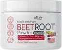 Beet Root Powder - Nitric Oxide Boost and Heart Health - 非GMO 超级食品补充 - Natural Berry Mix Flavor, 30 services (英语).