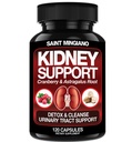肾脏支持清洁解毒和修复 - 120 Capsules - Cranberry & Astragalus 根药丸供男女使用 – 高强肝脏 清洁解毒剂支持尿道切克和Bladder健康