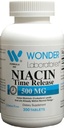 Wonder Laboratories High Potancy Time Release Niacin (维生素B3) 500 Mg 300 Tablets Non-GMO, Gluten Free Supplement 互联网档案馆的存檔,存档日期2013-12-02.