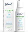 重新启动 Silverten Forte - 抗微生物银伤护理 Gel - 3.4oz - 烧伤、痒伤和疤痕快速急救救助 - 冷却、舒缓和振兴 - 儿童与宠物安全