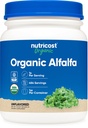 营养成本有机Alfalfa 粉末 1LB - USDA认证 100% 有机,植物,非GMO,Gluten Free