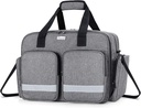 Trunab Medical Bag -- -- 护士、医生、辅助医务人员的空急救袋 -- -- 手提电脑加层的家庭护理护士包 -- -- 专利设计 -- -- Grey