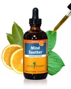 Herb Pharm Anxiety Soother Liquid Herbal 配有卡瓦抽取剂和圣巴西尔基本油,用于Mild和偶尔的焦虑支持* - 4 Ounce