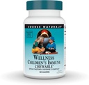 来源:自然健康儿童Immune Chewable,极具品味的国防综合体,Raspberry Flavored* - 30 Wafers
