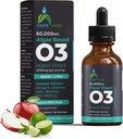 Omega 3 Liquid Vegan Drops - 来自藻类油的DHA & EPA - 60毫升 Dropper瓶 - 每服2000毫克 - 支持整个家庭的整体身体健康补充剂