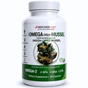 Bricker Labs Omega Cyclo - Mussel联合健康补编,Premium New Zealand Green Lipped Mussel,全谱Omega联合健康与舒适补编,90 Capsules