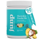 JUNP 电解石 无糖无碳酸盐 – Pina Colada Coconut Pineapple Keto 电解石 饮用混合剂 钾与盐 水解石 电解石 - 零卡路里糖 无电解石 90ct