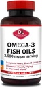 Olympian Labs Omega-3 Fish Oils,每架2000mg - 帮助支持大脑和心脏健康,120 Counter,(73)