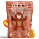 男性和女性的Creatine Monohydrate Gummys – 5000 mg 的Creatine Gummys – 配方糖, Gluten Free & Halal – 90 pack 的预选和肌肉恢复 – 桃花瓶