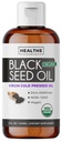 USDA 有机黑色库明种子油液(8 fl oz) 冷椒 Nigella Sativa 生产纯纯 - 抗氧化剂补充剂 - Vegan, Gluten-free, & Non-GMO(无药丸或卡普尔)
