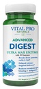 Vital Pro Naturals – 高级文摘 自然消化酶支持 蛋白质、脂肪和碳水化合物的分解以及偶发气体的减少、杂质和消化90卡普勒