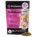 Cat 多维他明 Chews - Cat treats for Health + Immune, 联合支援, 皮肤和大衣, 和文摘 - Omega 3s, Lysine & Probiotics for Cats, 维生素 for Cats - Chicken(90日供应)