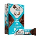 Nugo Slim 暗巧克力烤椰子, 16g Vegan蛋白, 3g 糖, 7g 纤维, 低净碳, Keto Friend, Gluten Free, 24 Counter
