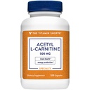 Acetyl-L-Carnitine 500mg – 支持健康大脑和记忆功能,促进能源生产 – CarnipureTM 提供L-Carnitine的纯净形式(120卡普勒斯) 由维生素商店(The Vitamin Shoppe)提供