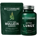 Betterbrand Better Lungs Health Pack - BetterLungs & Mullein Gummys - 完整的呼吸健康包: BetterLungs & Mullein Gummys - 30日供应