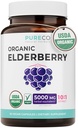 有机草莓- 10:1 抽取5 000毫克新鲜草莓(Vegan)用于免疫支持、过敏、辛纳斯救济-Sambucus Nigra-黑色草莓- 30枚草莓(无药或古米)