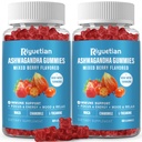 Ashwagandha Gummys for Women & Men -- -- 免疫支持和增加能源 -- -- Ashwagandha 男女补充 -- -- 天然草莓火焰(120计)