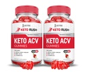 合理实验室(2个Pack Keto Rush Keto ACV Gummys高级公式 1000MG 粉末 B12 Vegan Non GMO 120 Gummys)