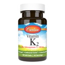 Carlson - 维生素K2 MK-7(梅纳奎酮),180 mcg,骨支持,钙生物利用率,K2维生素,维生素K-2,90软胶