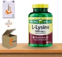 L-Lysine 1000 mg平板电脑 – 免疫支持和皮肤健康 – 100 由春谷+Vena的粘贴器(一包)计数.