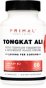 Primal Tongkat Ali Capsules(60个Capsules / 30个服务对象,每名服务对象1,000毫克) - 男子长杰克补充剂,Gluten Free,非GMO草药营养补充剂