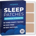 成人超强睡眠补丁 – 与Melatonin & Valerian 一起的轻松到Apply睡眠补丁 – 放松和醒来 刷新 – 男女长眠之夜 → 60 补丁
