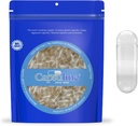 Capsuline Six 000 - 清除空 Vegan Capsules - 1000 计数 - 空 Veggie Pill Capsules - DIY 蔬菜 Capsule 填充 - 空 Caps - 科舍和Halal 认证 - 非 GMO 认证